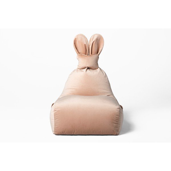 Svijetlo ružičasta dječja vreća za sjedenje Funny Bunny – The Brooklyn Kids-image-2