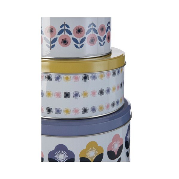 Metalne kutije za pohranu u setu  3 kom s poklopcem/dekorativne Joni – Premier Housewares-image-3