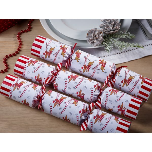 Božićni praskavci u setu 6 kom Racing Sausage Dog – Robin Reed-image-1