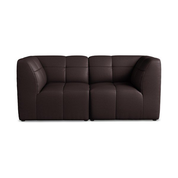 Tamno ljubičasta sofa od imitacije kože 180 cm Aloha – Makamii