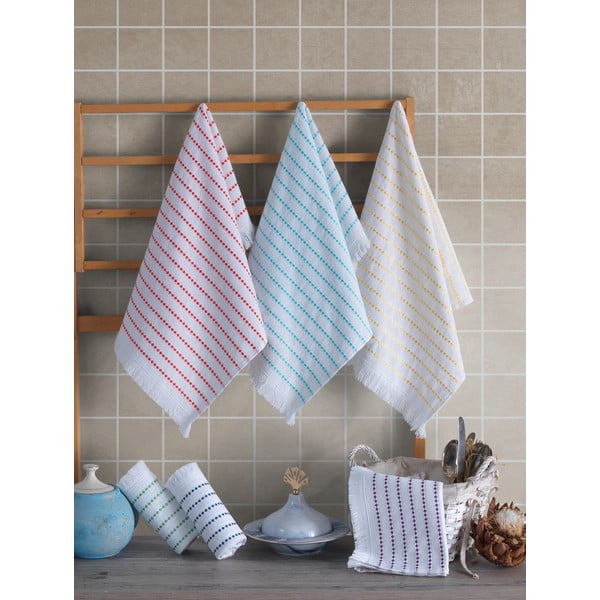 Pamučna kuhinjska krpa 6 kom 40x60 cm Fabia – Foutastic-image-1