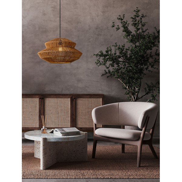 Viseća svjetiljka od užeta u prirodnoj boji ø 50 cm Nua – Nova Luce-image-2