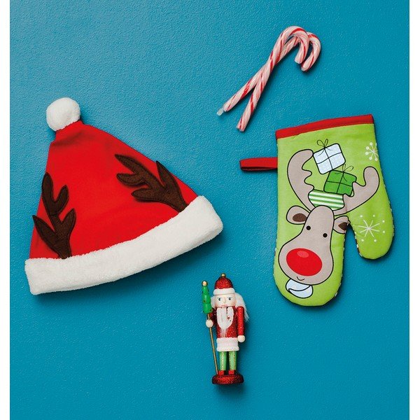 Dječji set pregača, kapa i kuhinjskih rukavica Love From Santa-image-1