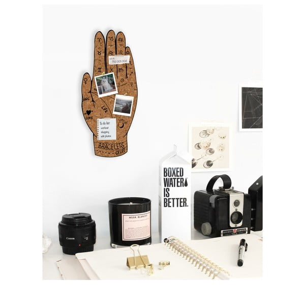 Tabla od pluta u obliku ruke Really Nice Things Rainbow, 50 x 57 cm-image-1