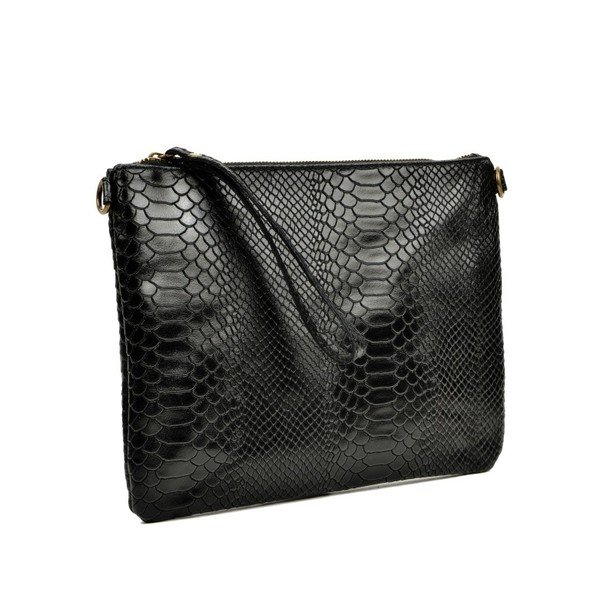 Luisa Vannini Dahlia Crna kožna torba-image-1