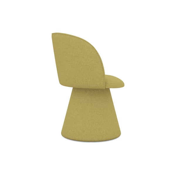 Žuta  podstavljena blagovaonska stolica Maia – Makamii-image-2