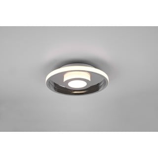 Metalna LED stropna svjetiljka u sjajnoj srebrnoj boji ø 30 cm Ascari - Trio