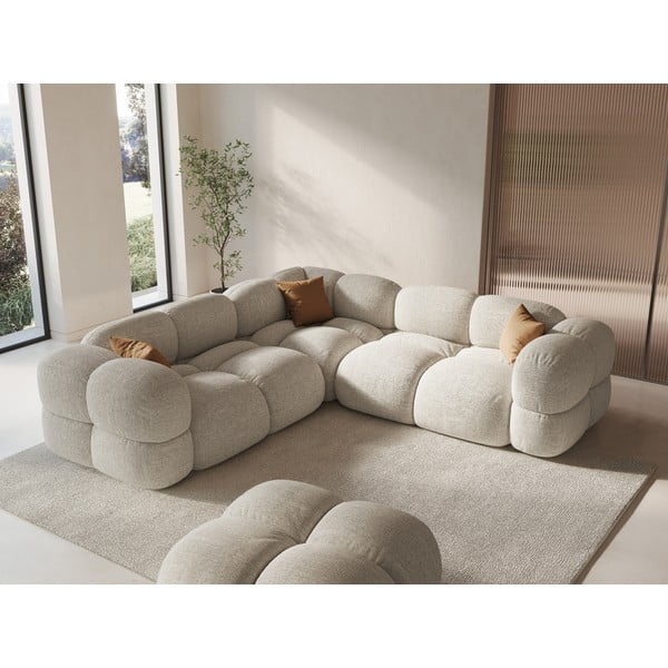 Bež kutna garnitura Loretto – Cosmopolitan Design-image-1