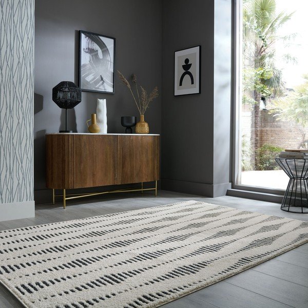 Krem tepih 200x290 cm Knot – Flair Rugs-image-1