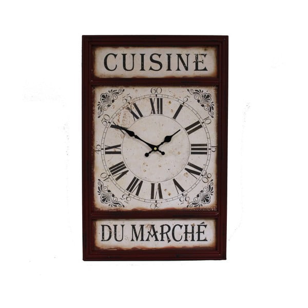 Zidni sat Antic Line Cuisine Du Marche