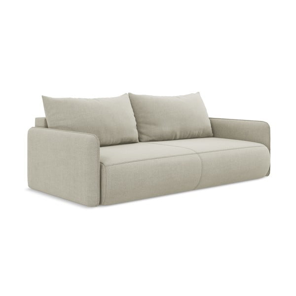 Krem sklopiva/s prostorom za odlaganje sofa 216 cm Nanea – Makamii-image-2