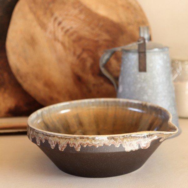 Tamno smeđa zdjela od kamenine Poterie – Casafina-image-4