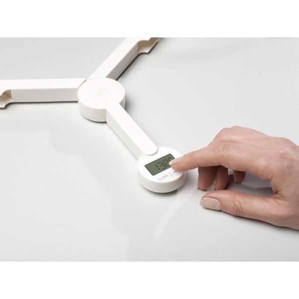 Bijela sklopiva digitalna kuhinjska vaga Josepha Josepha TriScalea-image-1