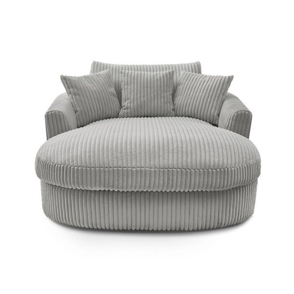 Siva fotelja od samta Belem – Bobochic Paris-image-3