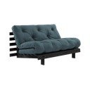 Petrolej zelena sklopiva sofa 140 cm Roots Black Night – Karup Design