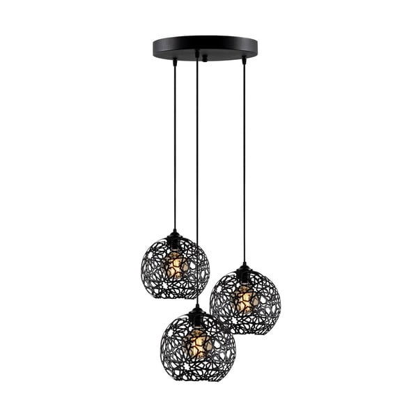 Crna viseća svjetiljka ø 65 cm Fellini – Opviq lights
