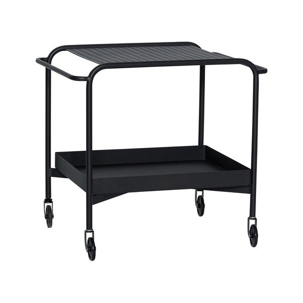 Metalna kolica za posluživanje na kotačima 47x66 cm Push – Hübsch