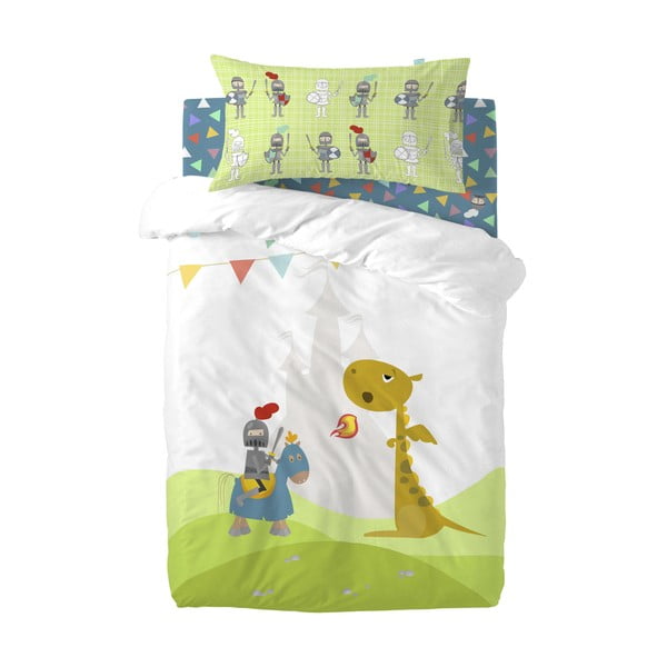 Pamučna plahta s gumicom Mr. Fox Knight, 70 x 140 cm-image-2