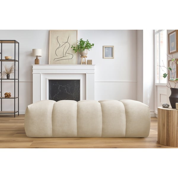 Bež tabure za noge Mont-Blanc - Bobochic Paris-image-1