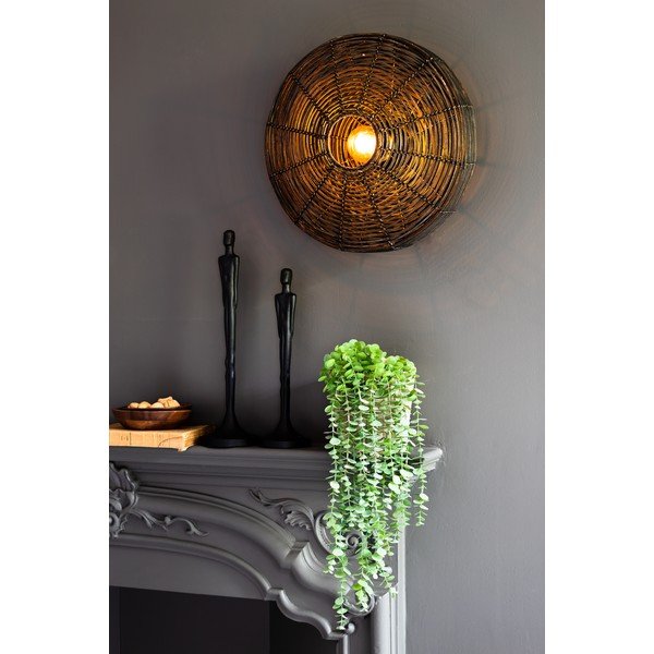 Crna zidna lampa Mataka - Light & Living-image-1