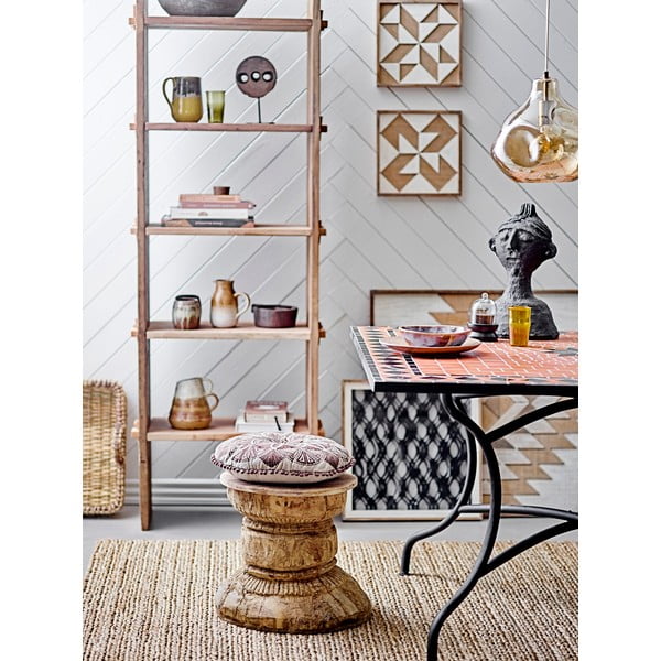 Smeđa viseća svjetiljka sa staklenim sjenilom ø 30 cm Azizi – Bloomingville-image-1