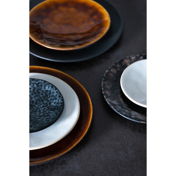 Smeđi pladanj od kamenine Costa Nova Roda, ⌀ 16 cm-image-3