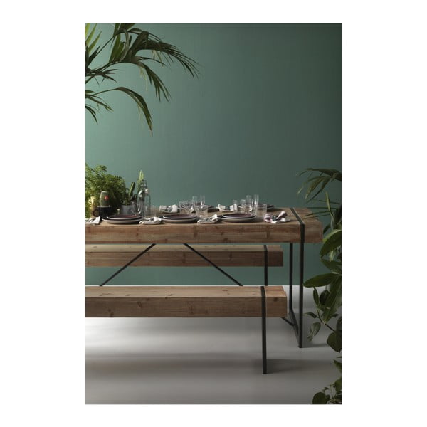 Blagovaonski stol s metalnim nogama Geese Robust, 200 x 90 cm-image-1