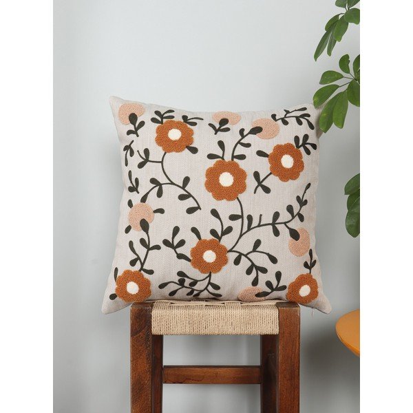 Laneni ukrasni jastuk 43x43 cm Fulya – Mioli Decor-image-1