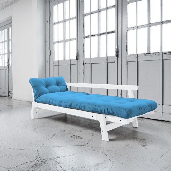 Sofa na razvlačenje Karup Step White / Horizon Blue-image-3