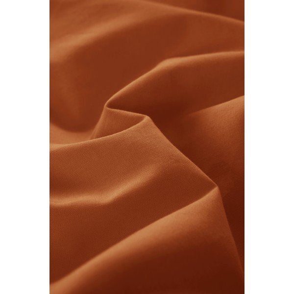 Posteljina za krevet za jednu osobu od organskog pamuka boja terakote 140x200 cm Zack – Jotex-image-3