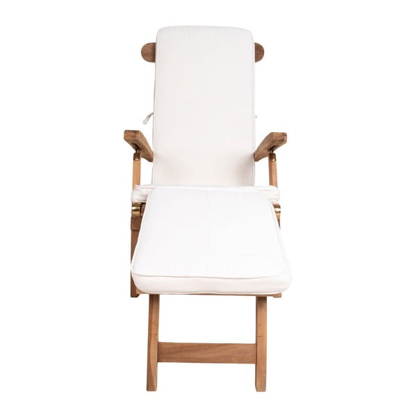 Bijeli pamučni jastuk za vanjske ležaljke House Nordic Arrecife-image-3