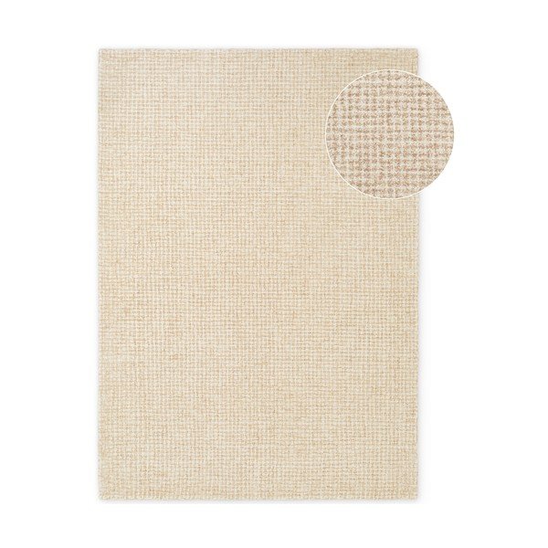 Vunen tepih u prirodnoj boji 120x170 cm Eloise – Hanse Home