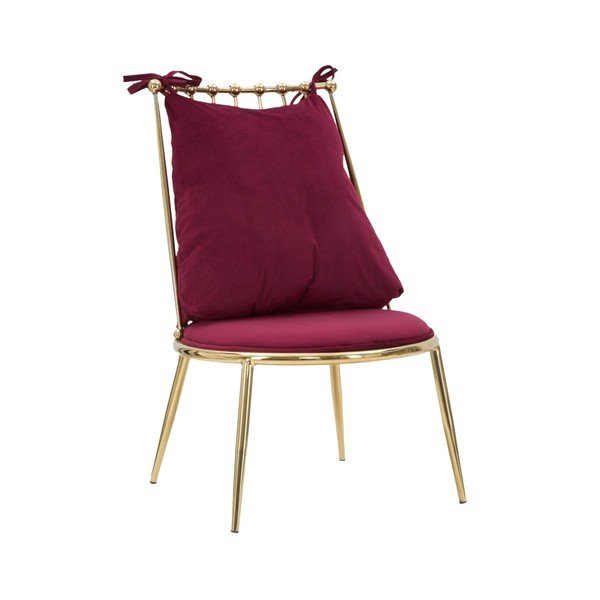 Crvena fotelja Mauro Ferretti Glam Backy-image-3