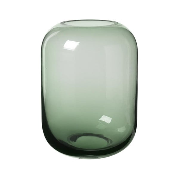 Zelena staklena vaza Blomus Bright, visina 21,5 cm