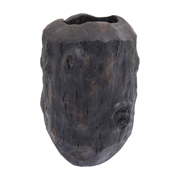 Crna vaza Kare Design Elemento, visina 56 cm