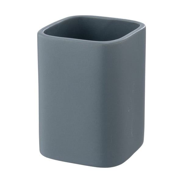 Plava keramička čaša za četkice za zube Hexa – Wenko-image-4