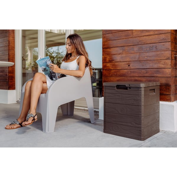 Tamno smeđa vrtna kutija za pohranu Woodys – Toomax-image-1