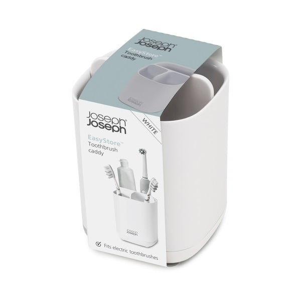 Bijeli držač za četkice za zube Joseph Joseph EasyStore-image-4