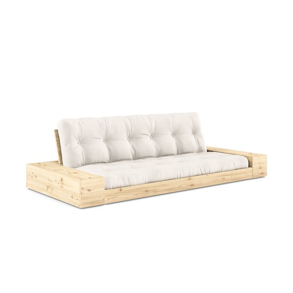 Krem sklopiva sofa 244 cm Base – Karup Design