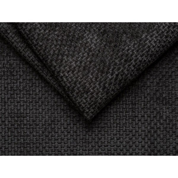 Crni tapecirani krevet bez uzglavlja 90x200 cm Whale – Micadoni -image-3