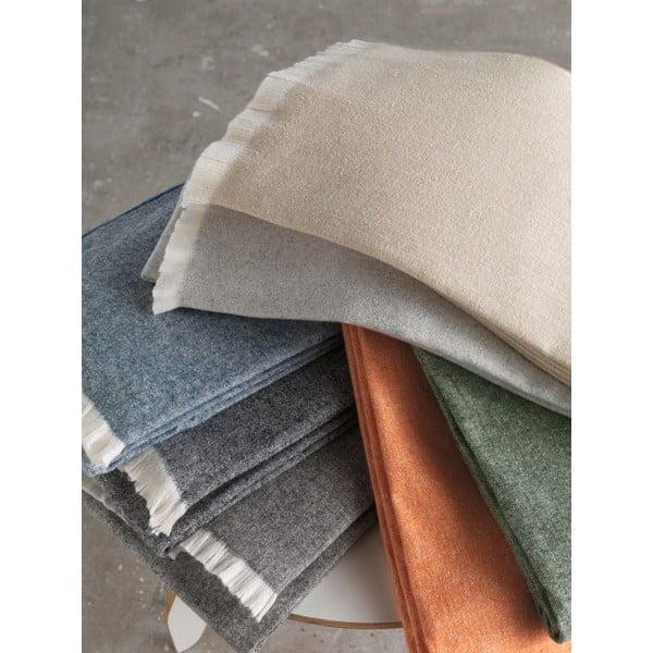 Narančasti pokrivač pamuk Euromant Linen, 140 x 160 cm-image-1