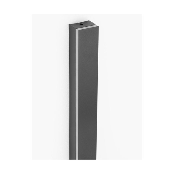 Mat crna LED zidna lampa aluminijska Colby – Nova Luce-image-3
