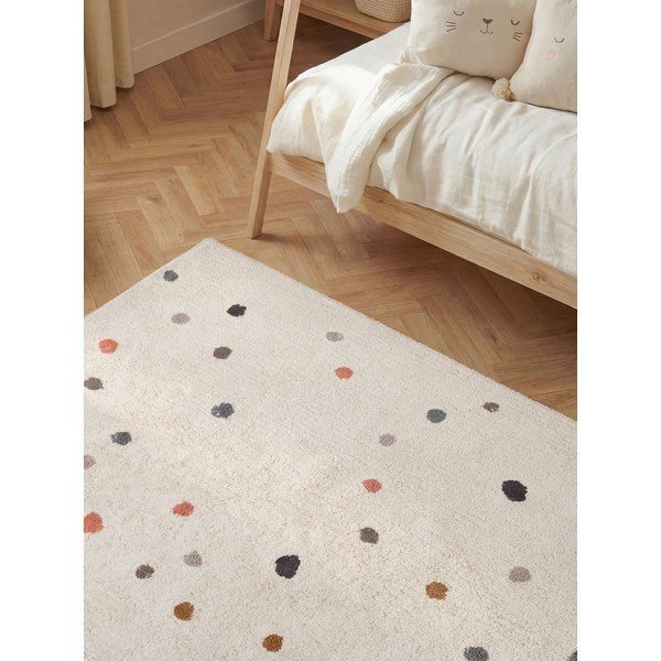 Krem periv/ručno rađen pamučan dječji tepih 140x200 cm Snuggle Pippo – Hanse Home-image-4