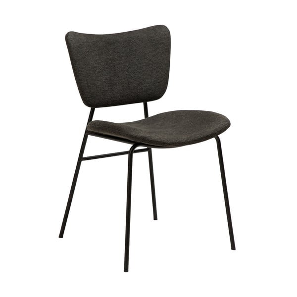 Crna blagovaonska stolica s metalnim nogama DAN-FORM Thrill