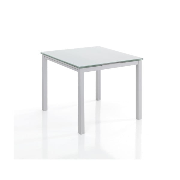 Proširiv blagovaonski stol sa staklenom pločom stola 90x90 cm New Daily – Tomasucci