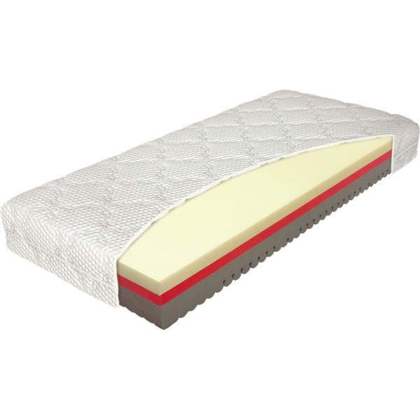 Srednje tvrdi/meki dvostrani madrac od pjene 80x200 cm Comfort - Materasso-image-1