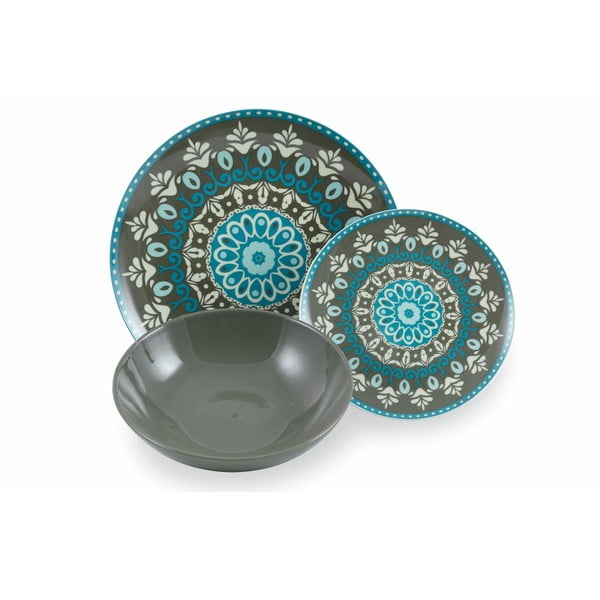 18dijelni set tanjura od porculana i kamenine VDE Tivoli 1996 Cala Jondal Mar-image-4