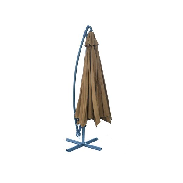 Smeđi suncobran ø 350 cm - Rojaplast-image-3