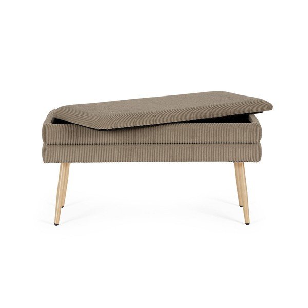 Smeđe-siva podstavljena klupa Olga – Bizzotto-image-3