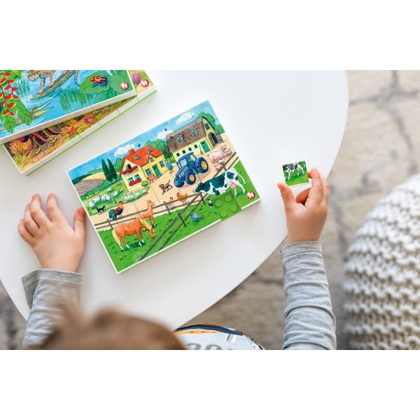 Dječje puzzle Hubelino Život na farmi-image-1